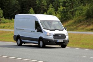 uScore Fundraising delivery van.