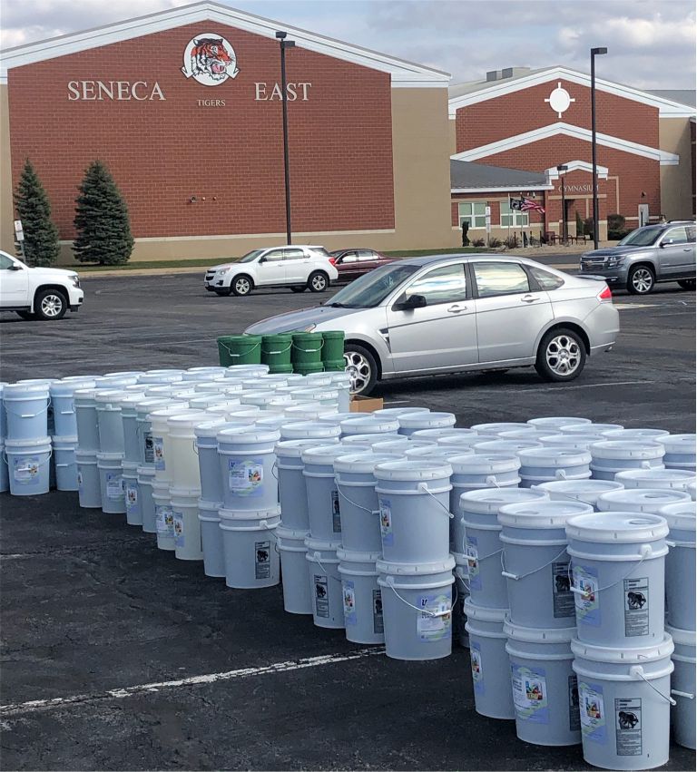 uScore high school team fundraiser delivery.