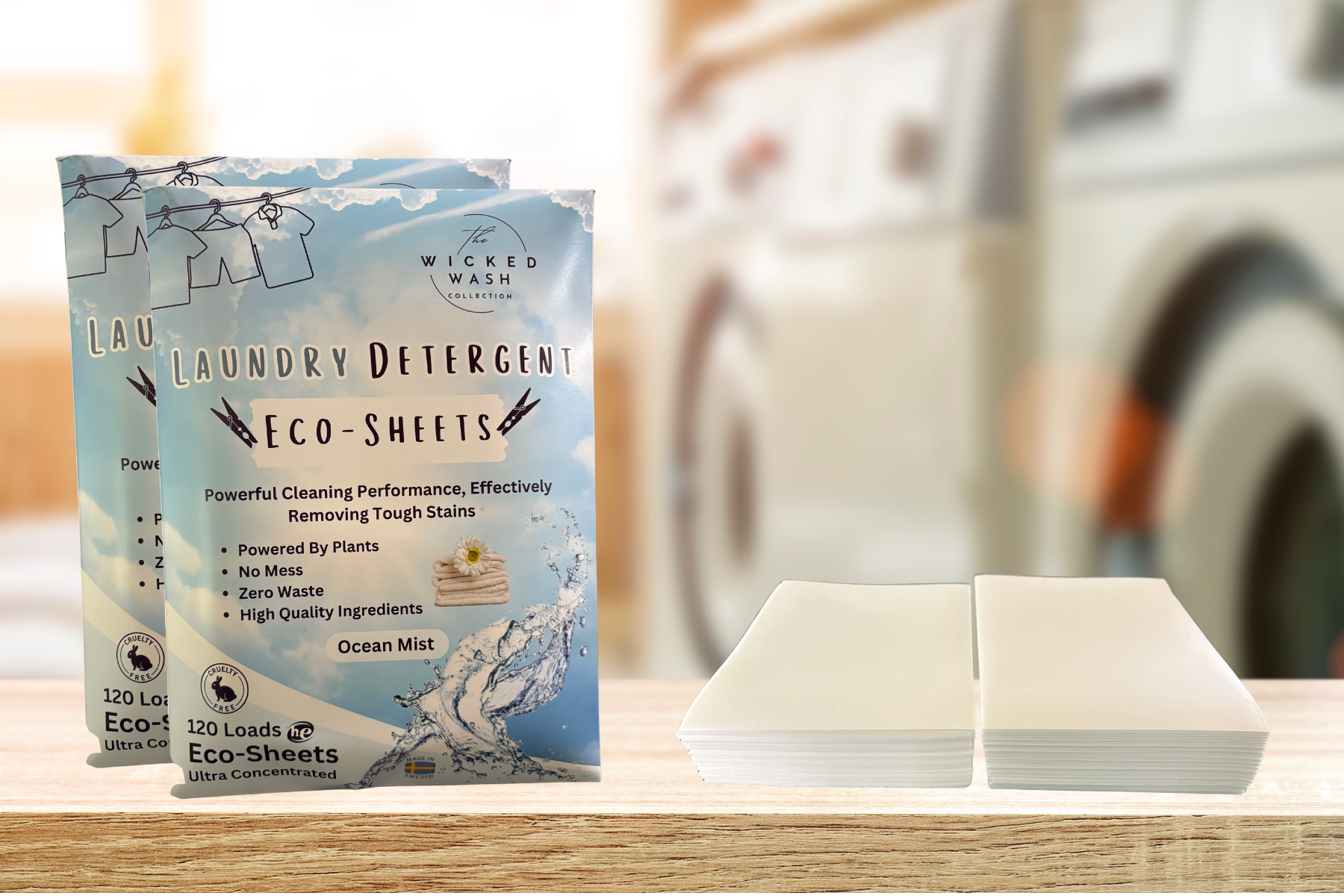 Eco Laundry Detergent Sheets