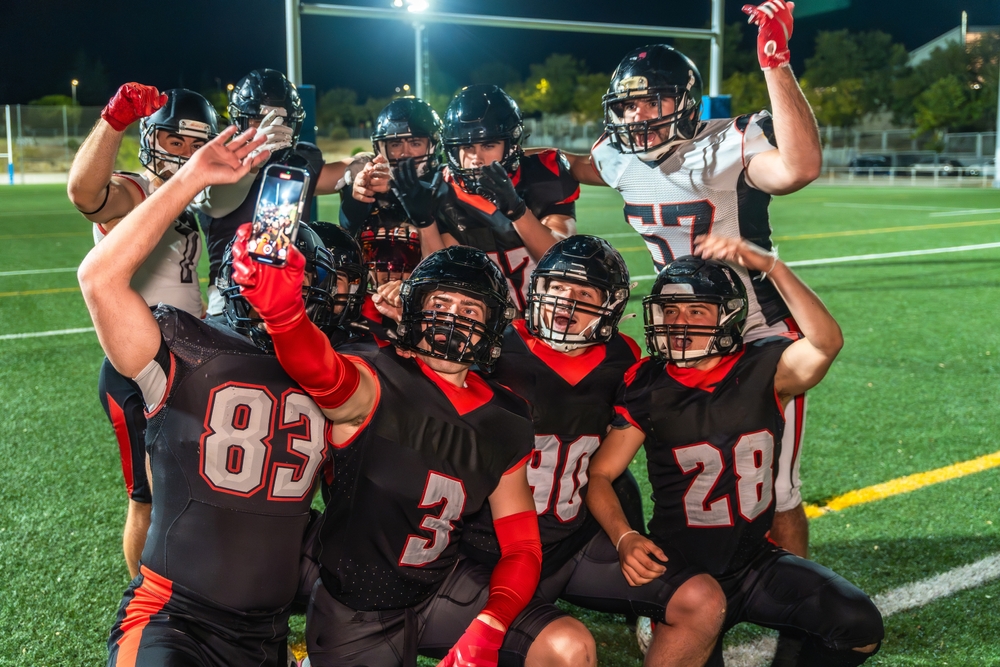 Custom School Group and Youth Sports Team Celebrating